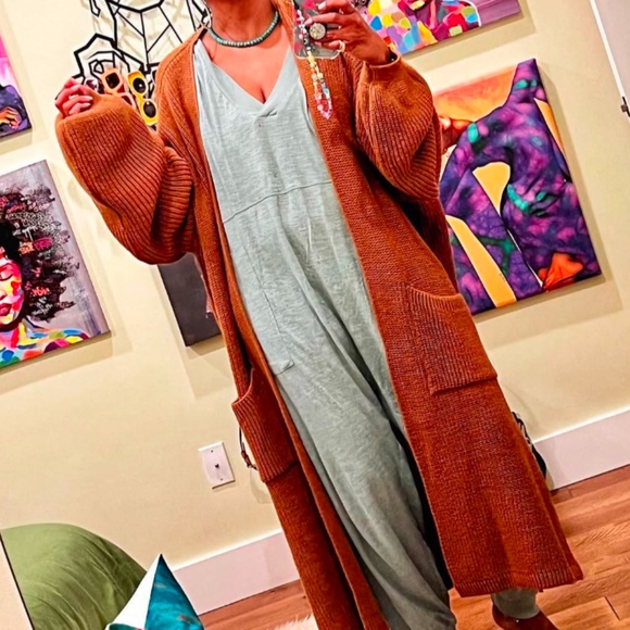 Topshop knitted maxi cardi large NWT - Picture 5 of 5